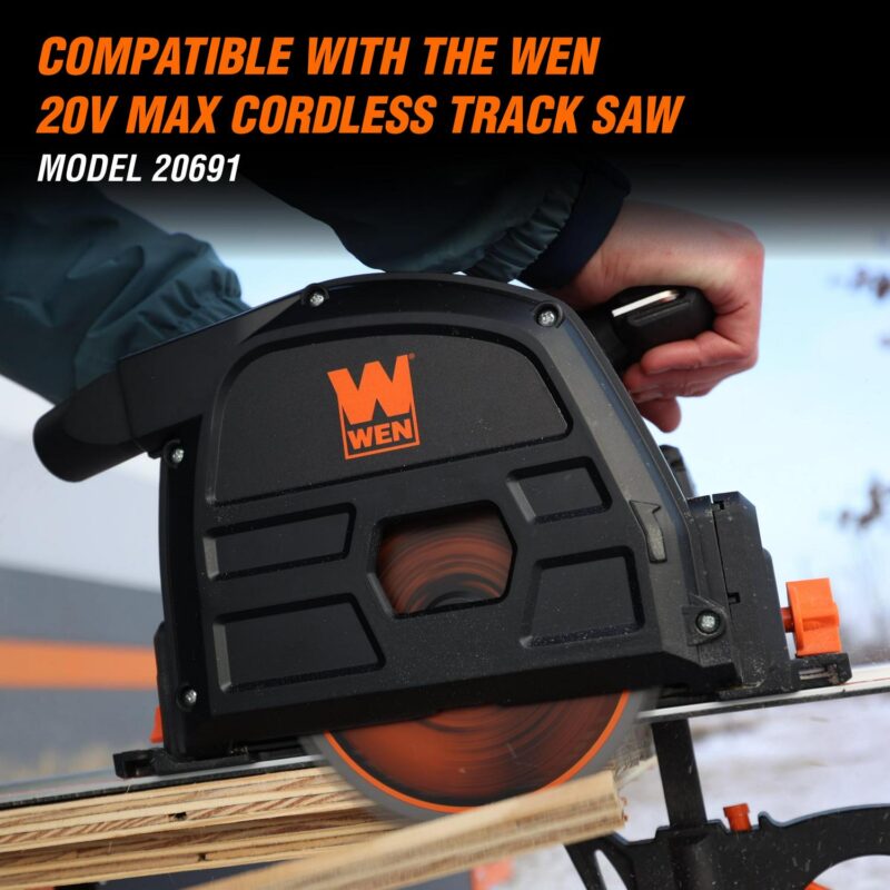 WEN 100-Inch Track Saw Track Guide Rail and Adapters, CT9502 - Image 2