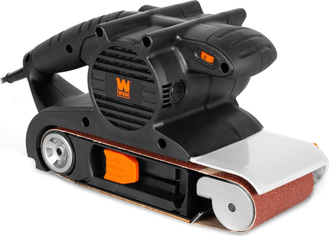 WEN 10-Amp 4-by-24-Inch Variable Speed Combination Handheld and Benchtop Belt Sander