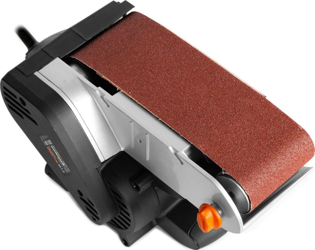 WEN 10-Amp 4-by-24-Inch Variable Speed Combination Handheld and Benchtop Belt Sander - Image 3