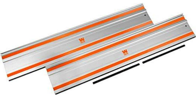 WEN 110-Inch Track Saw Track Guide Rail and Adapters
