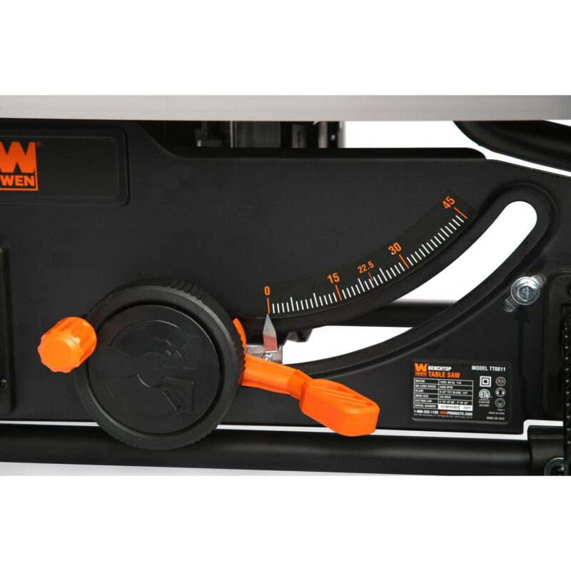 WEN 11 Amp 8.25-inch Compact Benchtop Jobsite Table Saw - Image 9