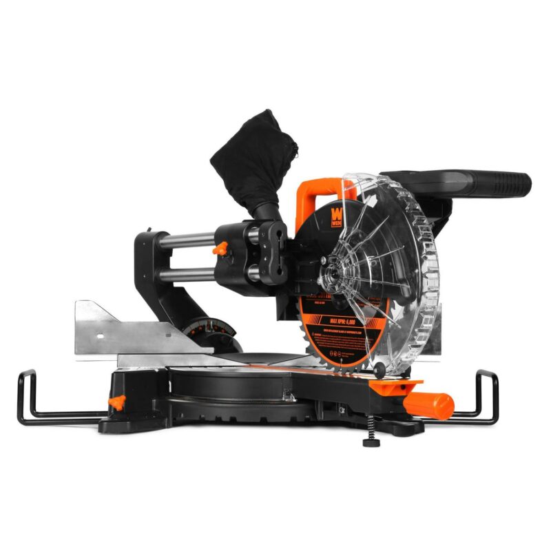 WEN 15-Amp 10-Inch Dual Bevel Sliding Compound Miter Saw with LED Cutline - Image 3