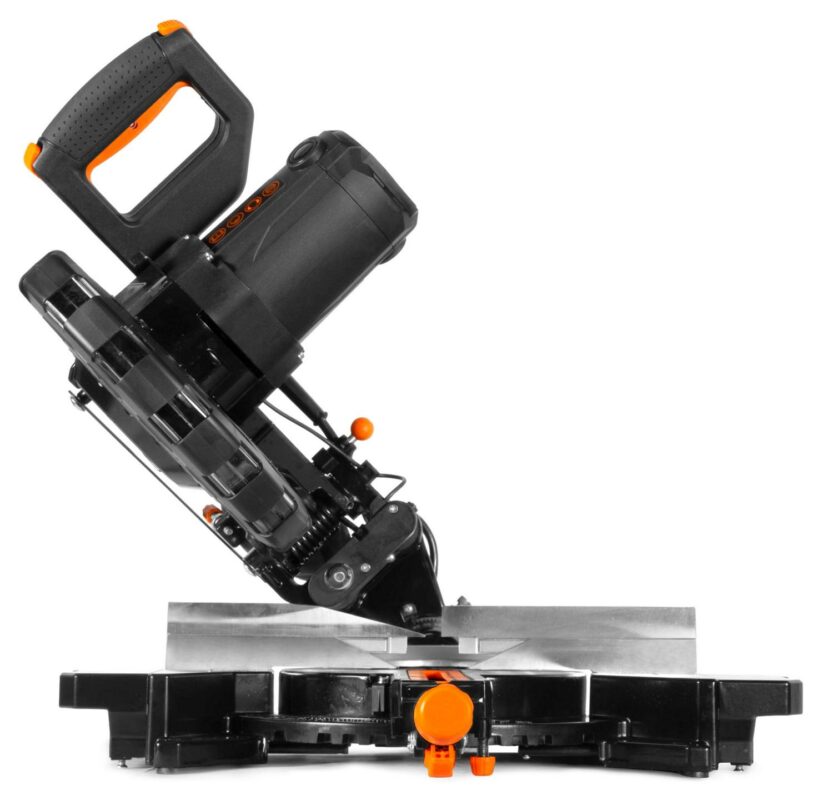 WEN 15-Amp 10-Inch Single-Bevel Sliding Compound Miter Saw with Laser - Image 6