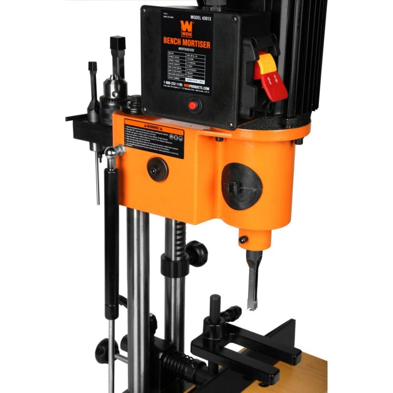 WEN 5-Amp Cast Iron Bench Mortiser with Chisel Bit Set - Image 9