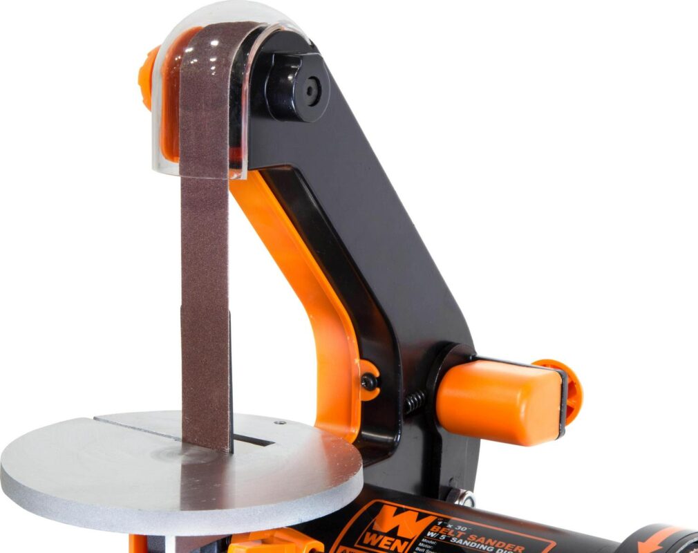 WEN Products 2.3-Amp 1 x 30-Inch Belt Sander with 5-Inch Sanding Disc, 6515T - Image 6