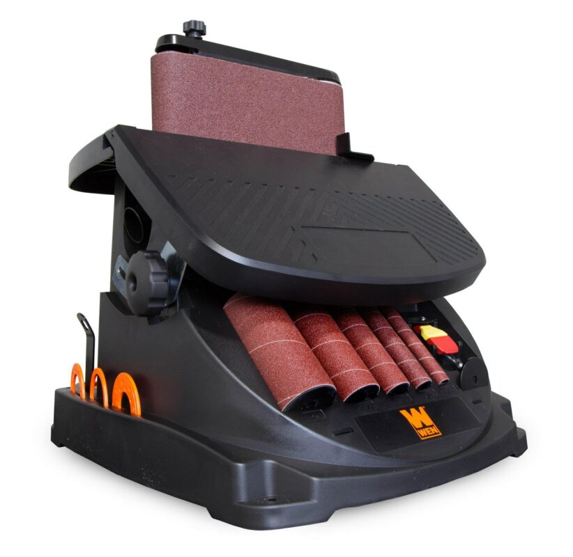 WEN Products 3.5-Amp Oscillating Belt and Spindle Sander, 6524 - Image 2