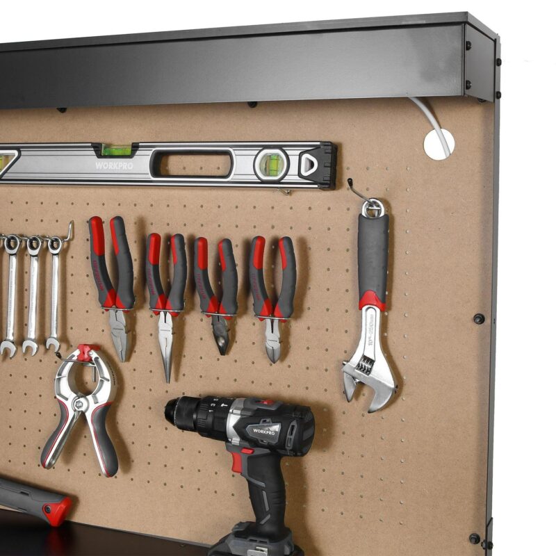 WORKPRO Multi-Purpose 48-inch Workbench with Work Light, 3302 - Image 6