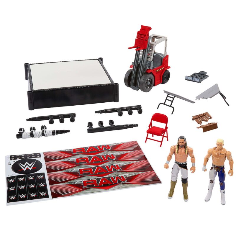 WWE Playset Wrekkin' RAW Brawl Kohl's Exclusive - Image 5