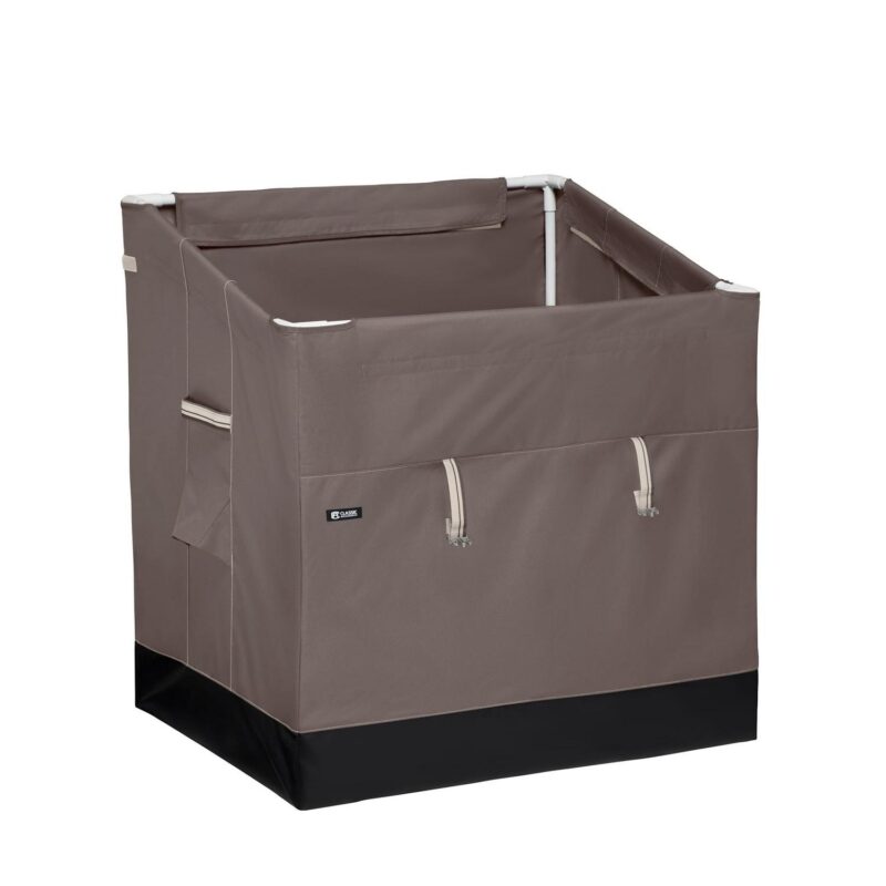 Weatherproof Outdoor Storage Deck Box in Dark Taupe Finish - Image 5