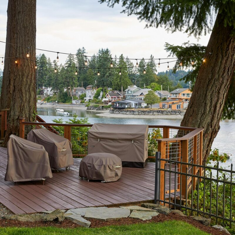 Weatherproof Outdoor Storage Deck Box in Dark Taupe Finish - Image 19