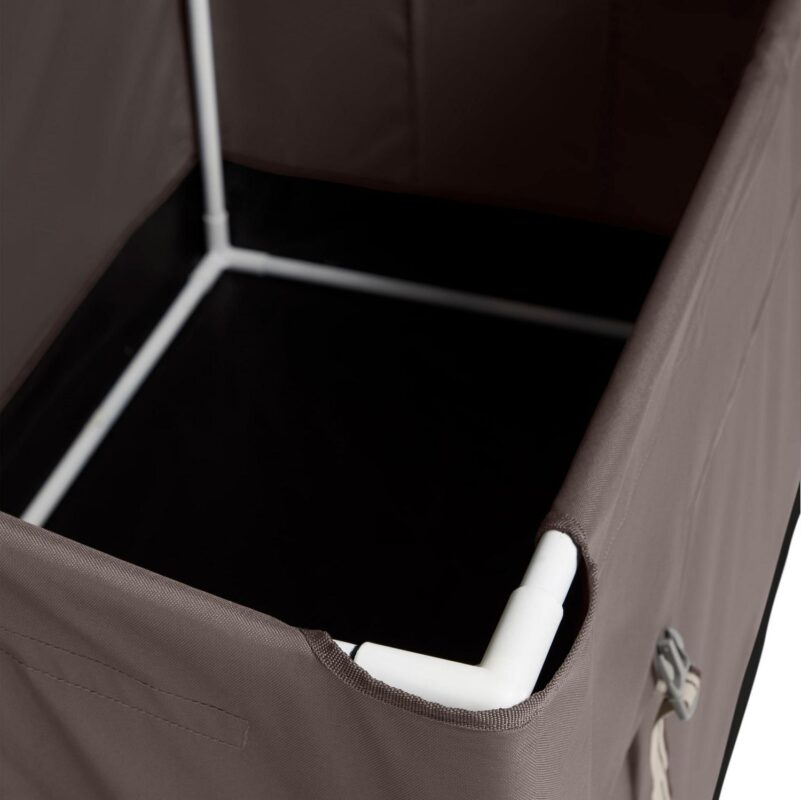 Weatherproof Outdoor Storage Deck Box in Dark Taupe Finish - Image 14