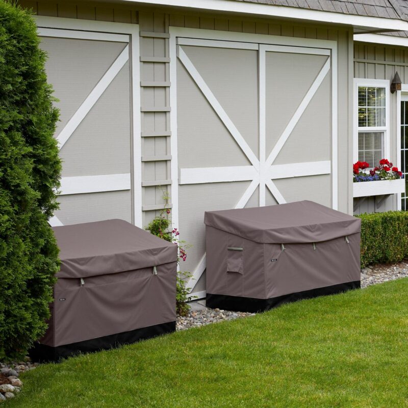 Weatherproof Outdoor Storage Deck Box in Dark Taupe Finish - Image 22