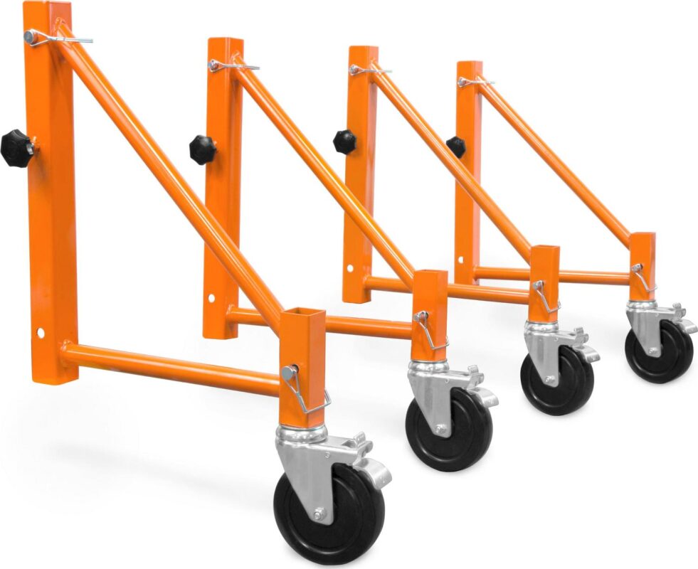 Wen Baker Scaffold Outriggers With 5-inch Locking Casters, 4 Pack