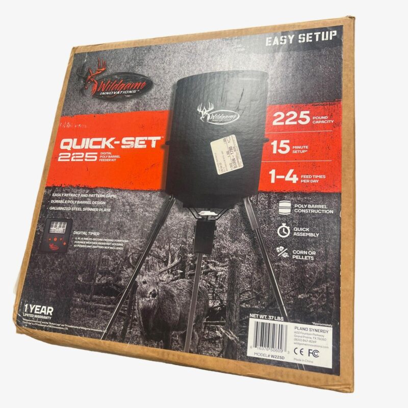 Wildgame Innovations Sports and Outdoors Automatic Quick Set Spin-Cast Wildlife Feeder, 30 Gallon - Image 2