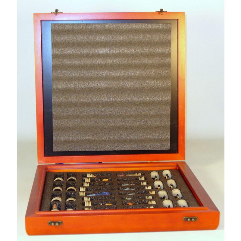 WorldWise Imports Civil War Generals Chess Set and Cherry-Stained Chest Board Set - Image 2
