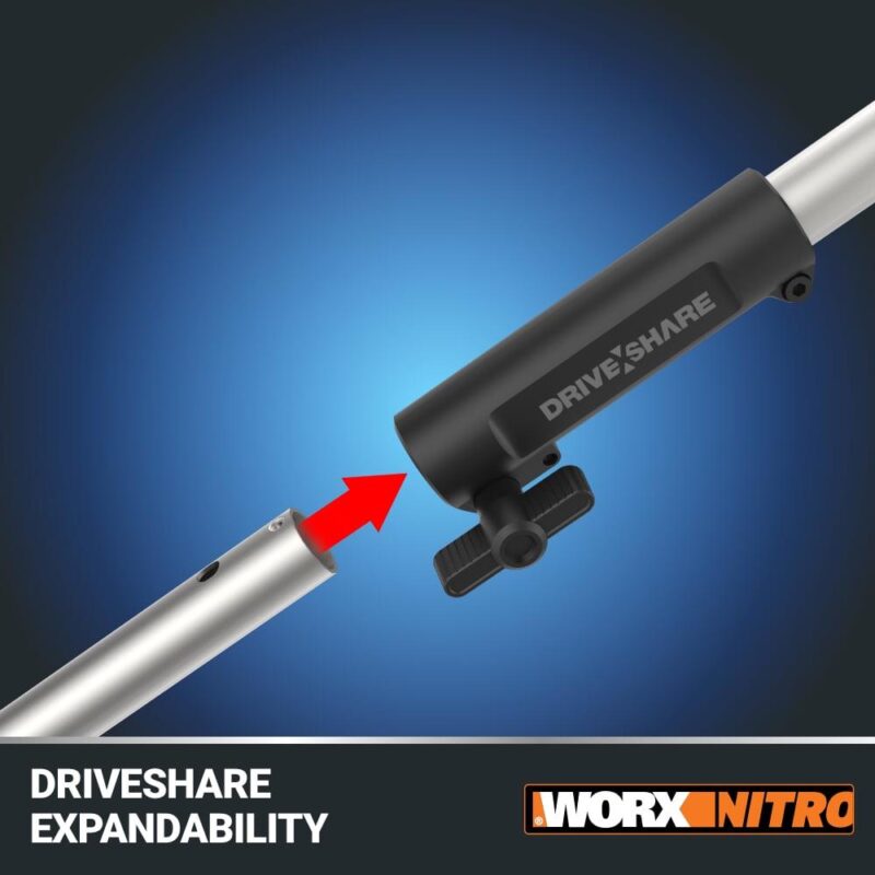 Worx Nitro Driveshare WA0221 40V 10  Universal Brush Cutter Attachment - Image 5