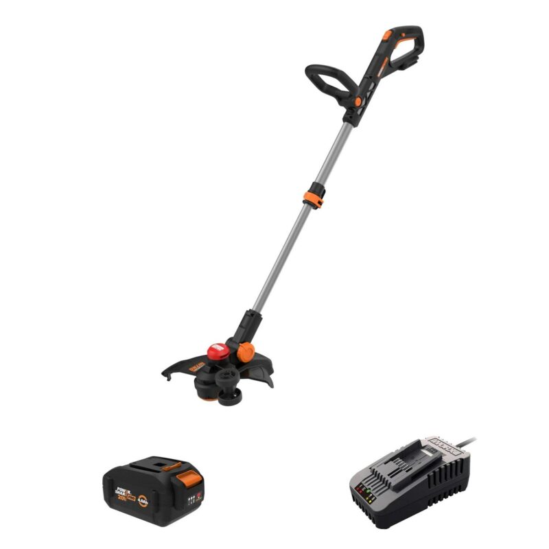 Worx Nitro WG173 20V Brushless 13a Cordless String Trimmer (Battery and Charger Included)
