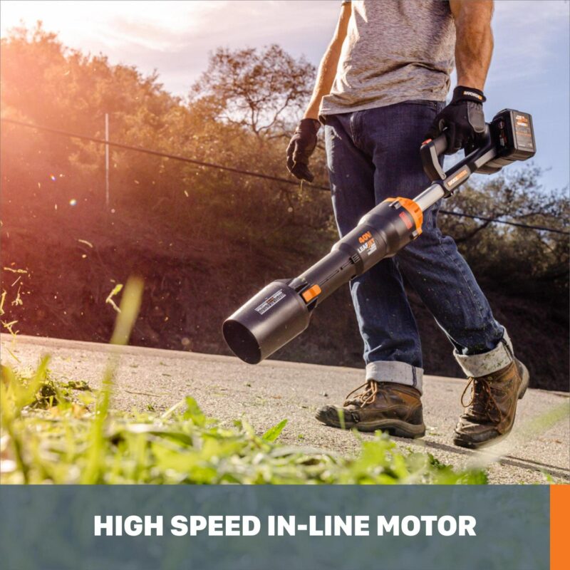 Worx Nitro WG585.9 40V Power Share PRO LEAFJET Cordless Leaf Blower with Brushless Motor (Tool Only) - Image 3