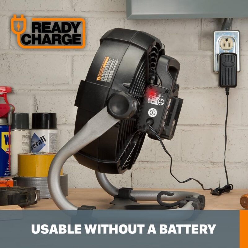 Worx Nitro WX095L.9 20V Power Share Cordless Work Fan (Tool Only) - Image 5