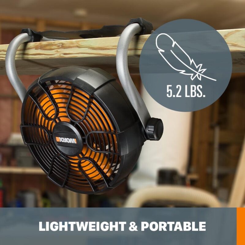 Worx Nitro WX095L.9 20V Power Share Cordless Work Fan (Tool Only) - Image 3