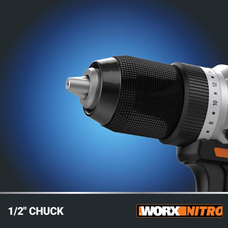 Worx Nitro WX130L.9 20V Compact Brushless 1/2a Drill/Driver (No Battery and Charger Included - Tool Only) - Image 6