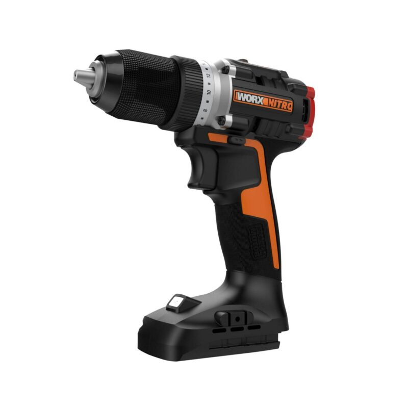 Worx Nitro WX130L.9 20V Compact Brushless 1/2a Drill/Driver (No Battery and Charger Included - Tool Only)