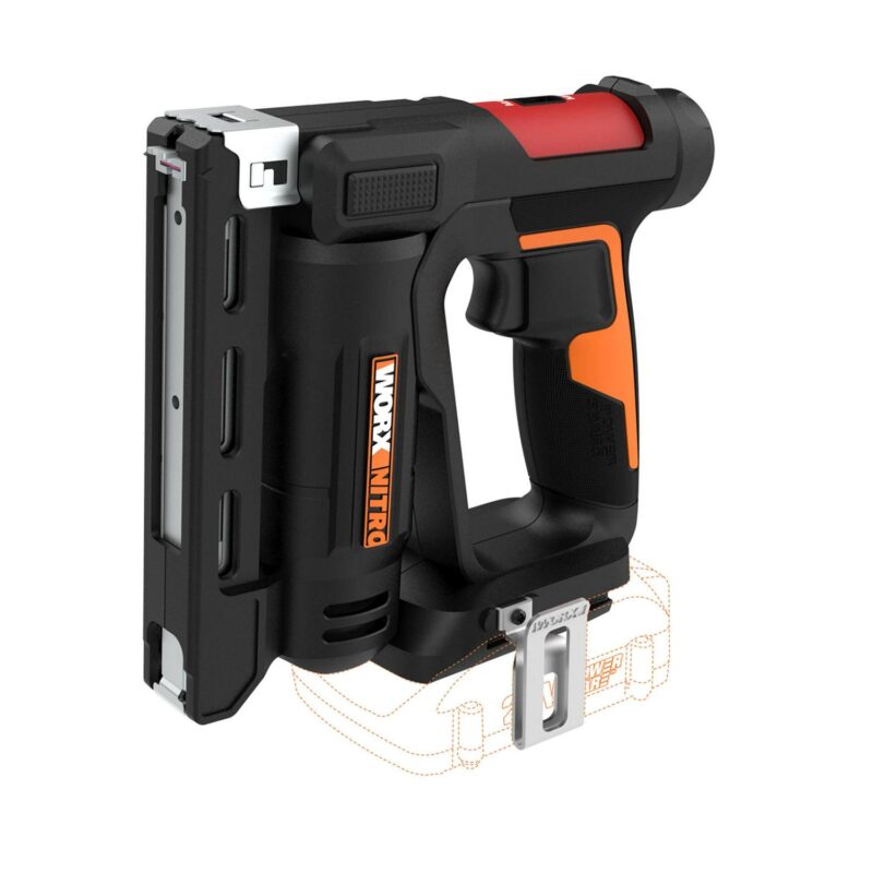 Worx Nitro WX843L.9 20V Power Share 3/8  Cordless Crown Stapler (Tool Only) Battery and Charger Not Included