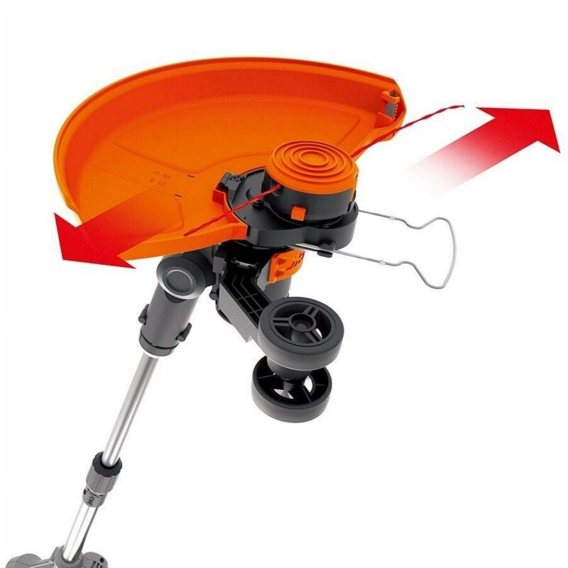 Worx WG124 6 Amp 15  Electric String Trimmer and Edger - Image 5