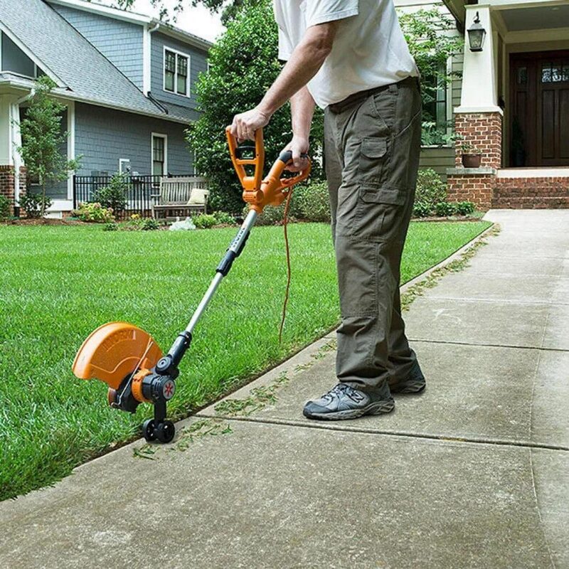 Worx WG124 6 Amp 15  Electric String Trimmer and Edger - Image 4