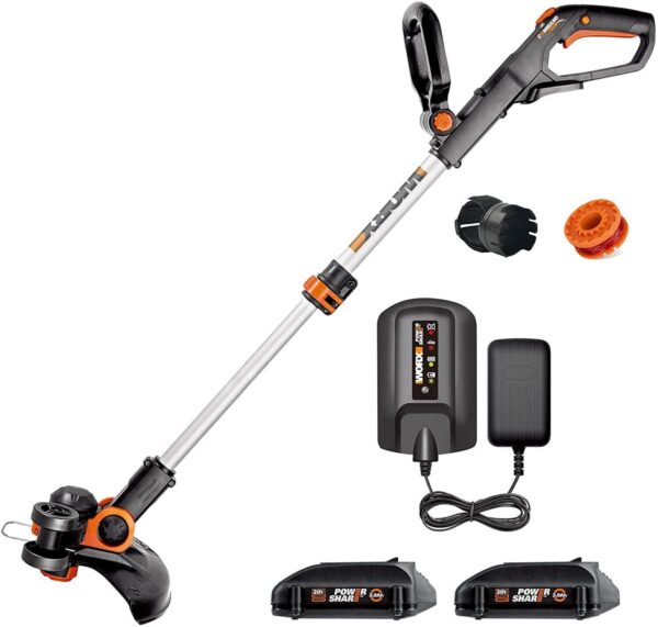 Worx WG163 GT 3.0 20V Power Share 12  Cordless String Trimmer and Edger (Battery and Charger Included)