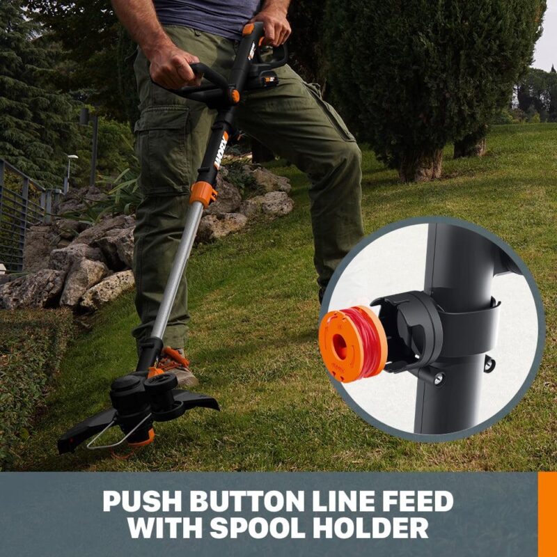 Worx WG170.2 20V Power Share GT Revolution 12  Cordless String Trimmer - Image 7