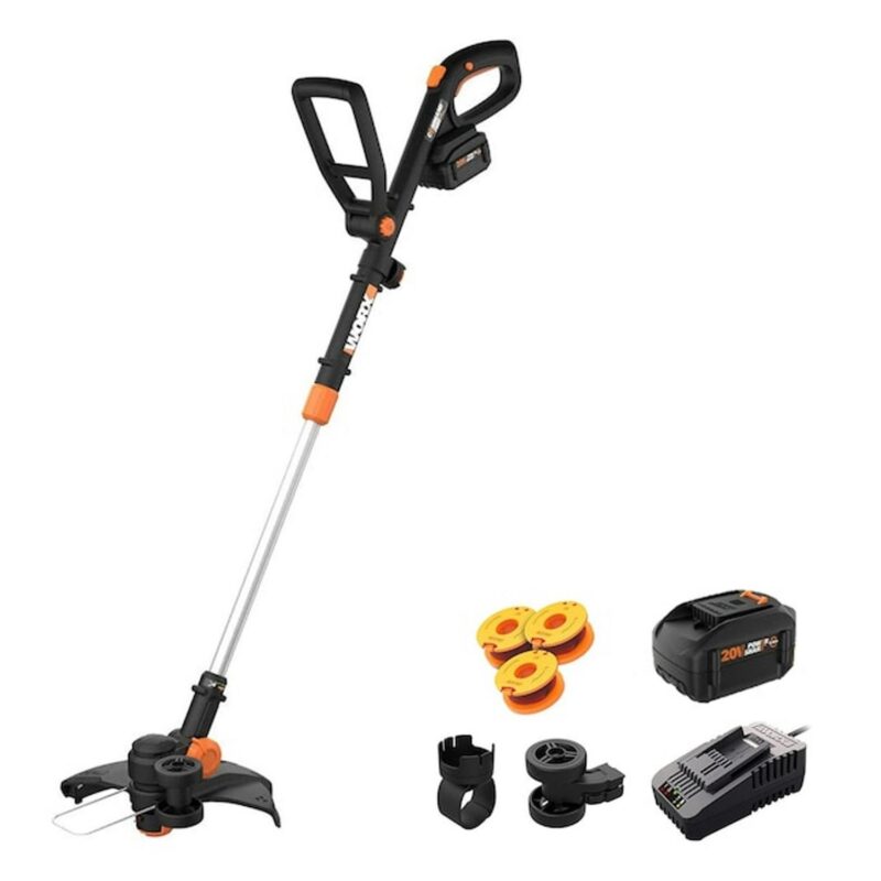 Worx WG170.3 20V Power Share GT Revolution 4.0Ah 12  Cordless String Trimmer