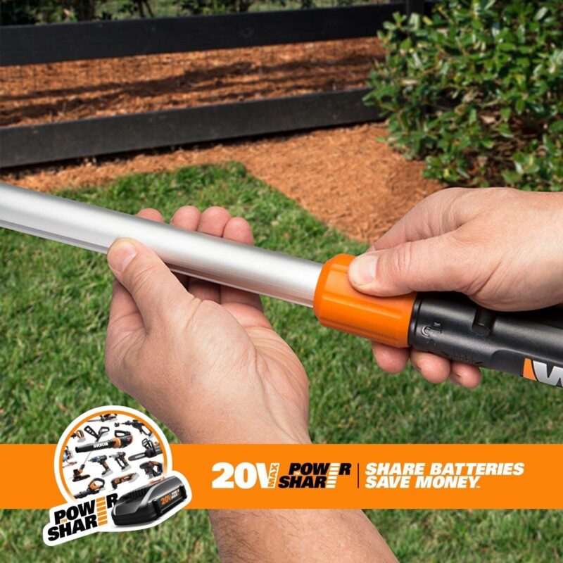 Worx WG170.9 20V Power Share GT Revolution 12  Cordless String Trimmer (Tool Only) - Image 6