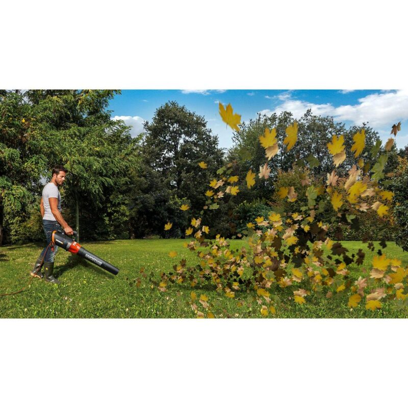 Worx WG520 Turbine600 20V 600 CFM Electric Handheld Corded Leaf Blower - Image 6