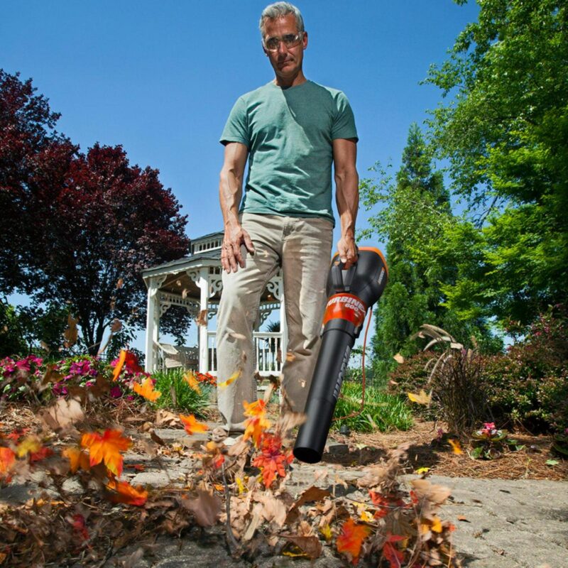 Worx WG520 Turbine600 20V 600 CFM Electric Handheld Corded Leaf Blower - Image 4