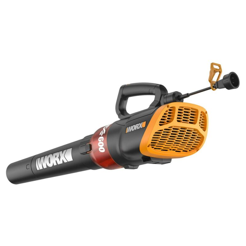 Worx WG520 Turbine600 20V 600 CFM Electric Handheld Corded Leaf Blower - Image 2