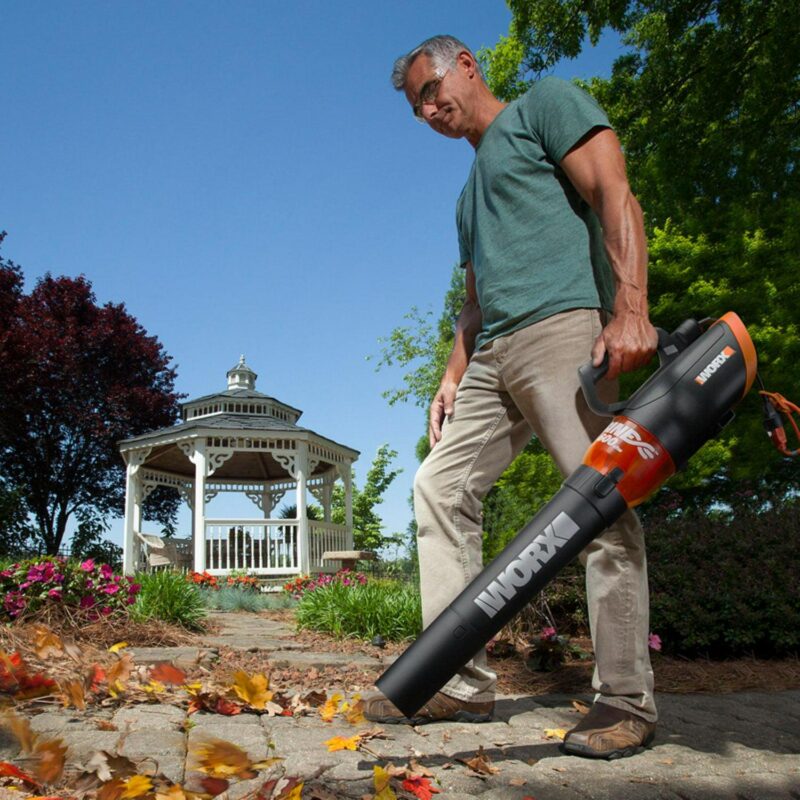 Worx WG520 Turbine600 20V 600 CFM Electric Handheld Corded Leaf Blower - Image 5