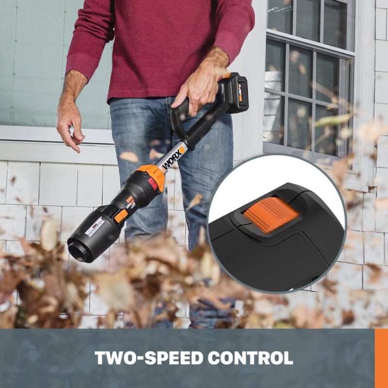 Worx WG543.9 20V Power Share LEAFJET Cordless Leaf Blower with Brushless Motor (Tool Only) - Image 5