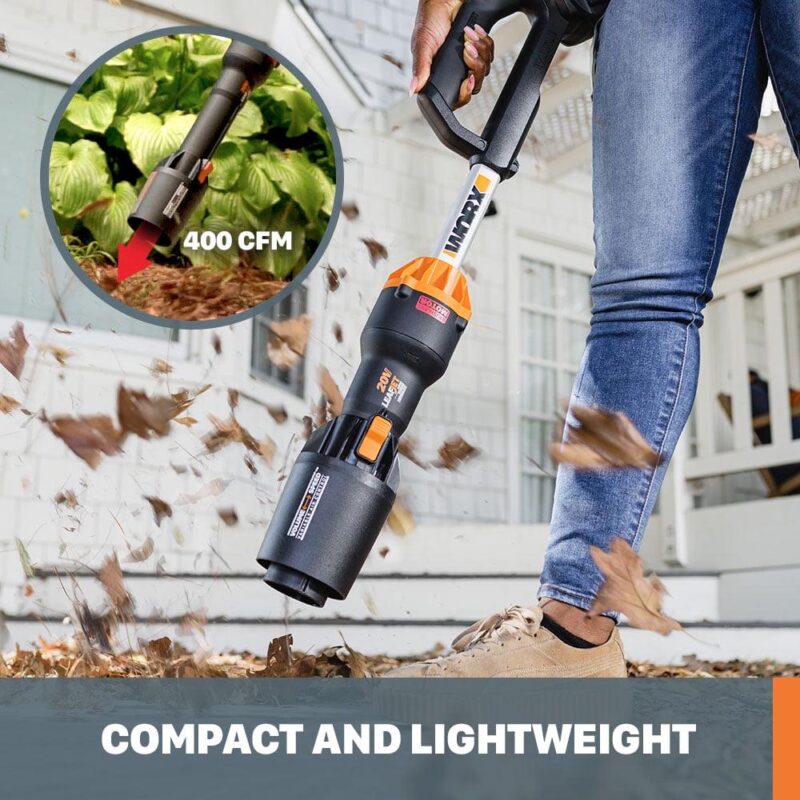 Worx WG543.9 20V Power Share LEAFJET Cordless Leaf Blower with Brushless Motor (Tool Only) - Image 3