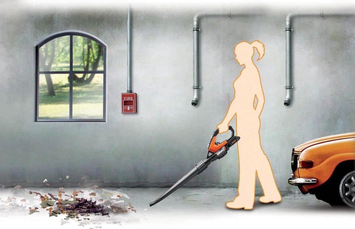 Worx WG545.1 WORXAIR Lithium Multi-Purpose Leaf Blower/Sweeper/Cleaner, 20-volt - Image 6