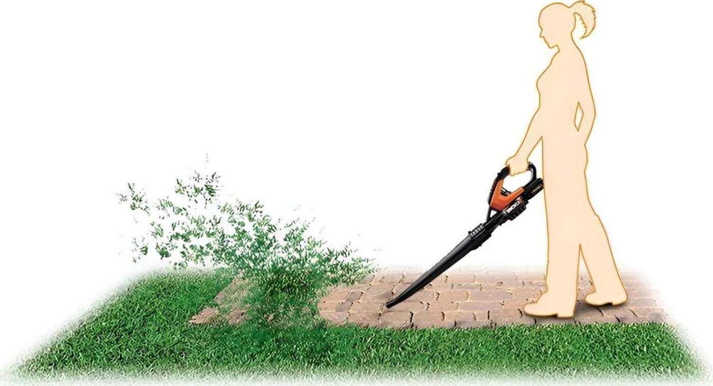 Worx WG545.1 WORXAIR Lithium Multi-Purpose Leaf Blower/Sweeper/Cleaner, 20-volt - Image 8