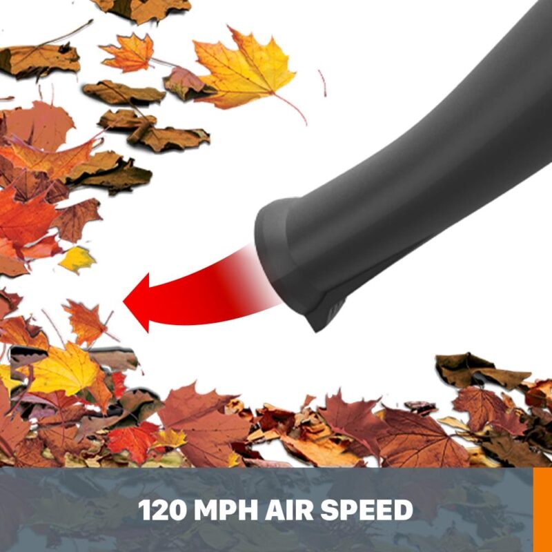 Worx WG545.9 20V Power Share AIR Cordless Leaf Blower and Sweeper (Tool Only) - Image 4