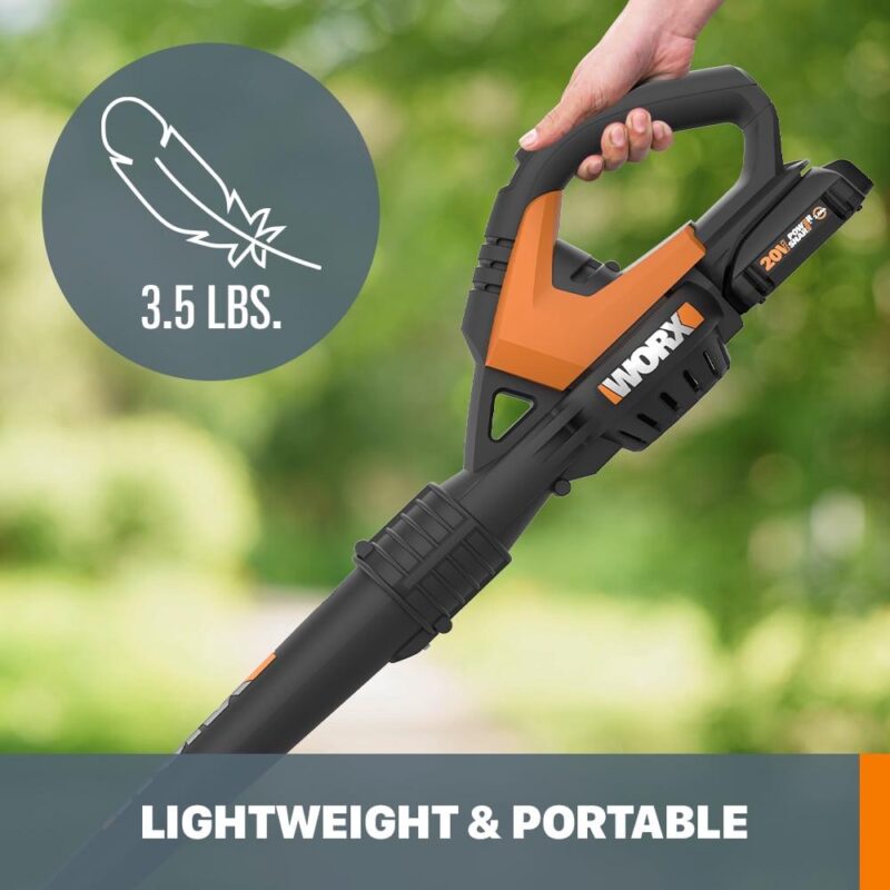 Worx WG545.9 20V Power Share AIR Cordless Leaf Blower and Sweeper (Tool Only) - Image 5
