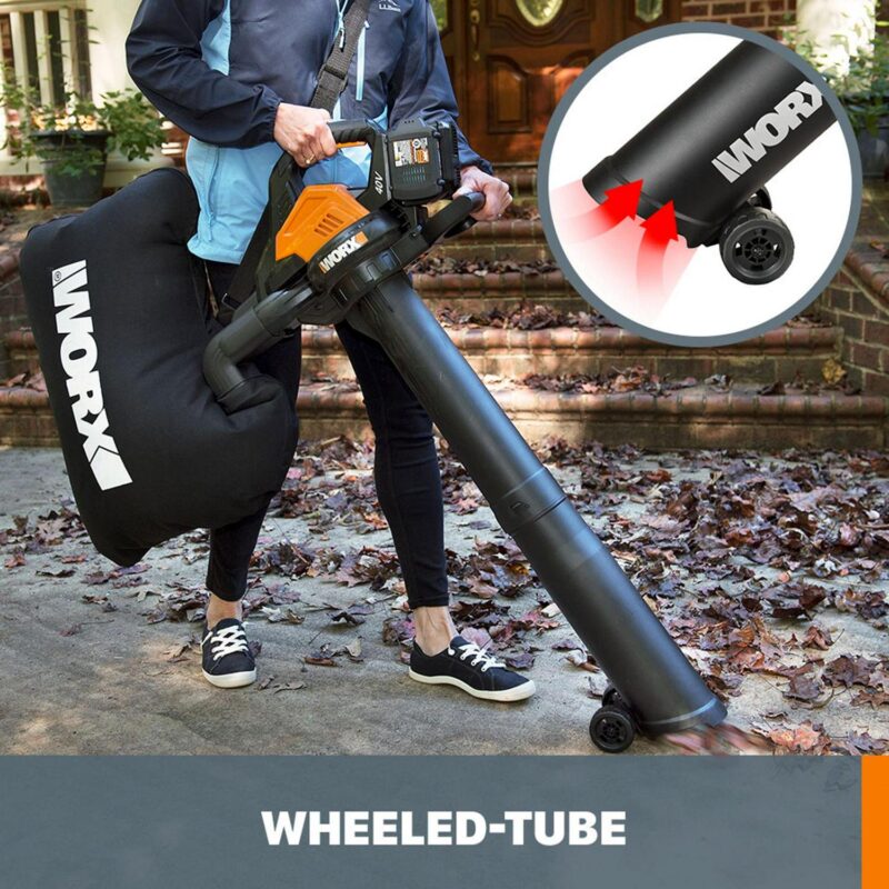 Worx WG583 40V Power Share 4.0Ah Cordless Leaf Blower/Vac/Mulcher - Image 6