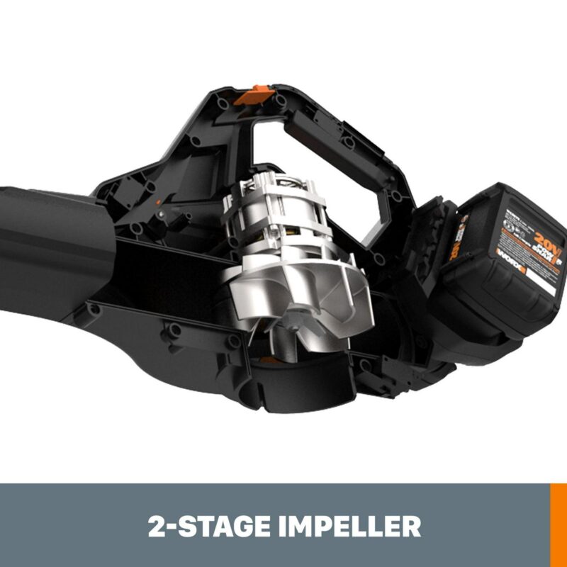 Worx WG583 40V Power Share 4.0Ah Cordless Leaf Blower/Vac/Mulcher - Image 4