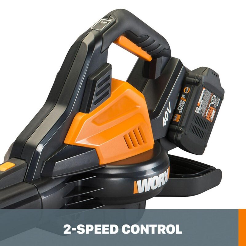 Worx WG583 40V Power Share 4.0Ah Cordless Leaf Blower/Vac/Mulcher - Image 5