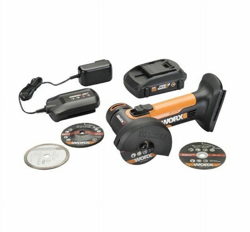 Worx WX801L 20V 3'' Cordless Mini Cutter (Battery and Charger Included)