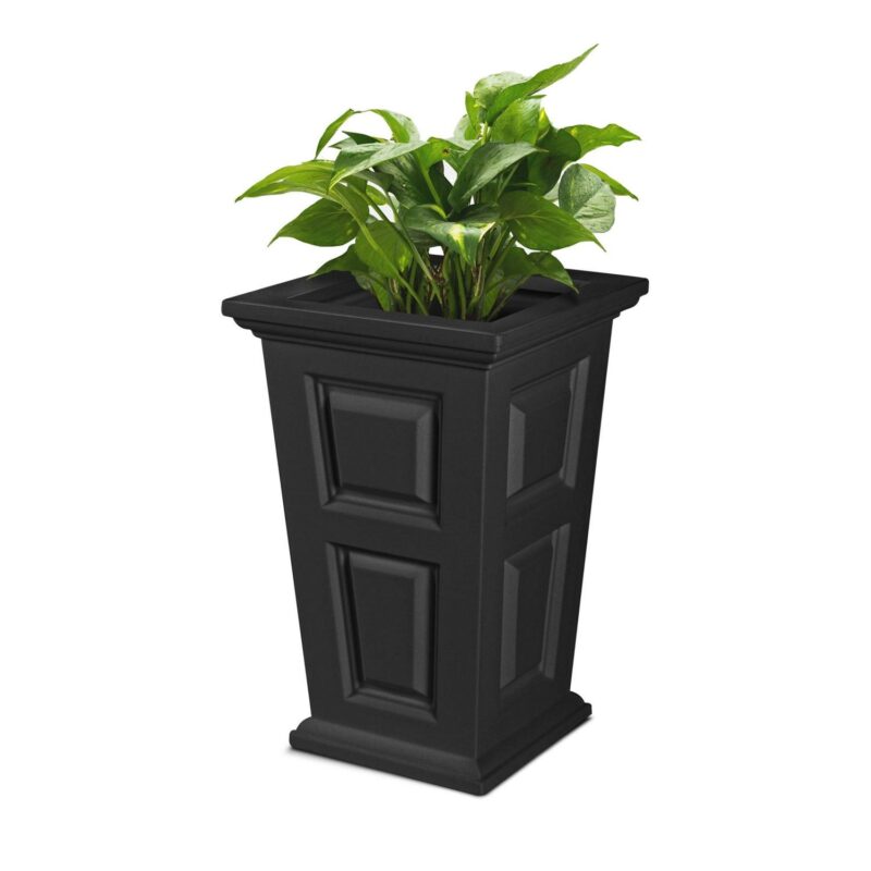Wyndham 24in Tall Planter - Black - Image 2