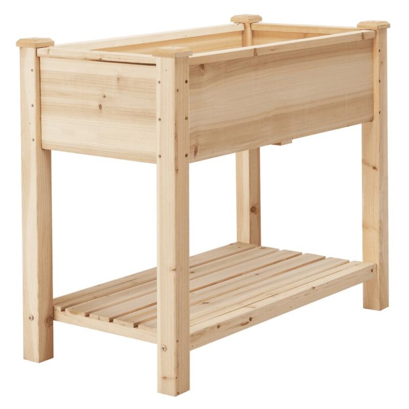 Yaheetech Wooden Raised Garden Bed Elevated Planter Box - Image 2