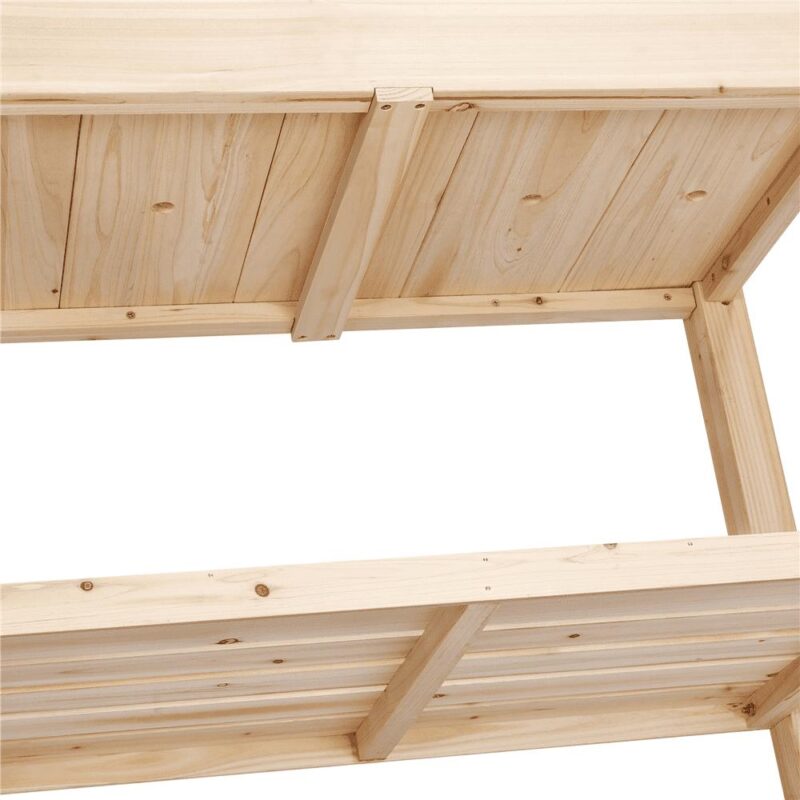 Yaheetech Wooden Raised Garden Bed Elevated Planter Box - Image 6